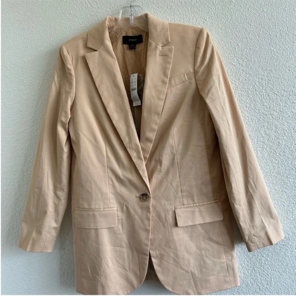 J. Crew Alfie Cotton Blazer Chino Dried Wicker NWT - Picture 4 of 7